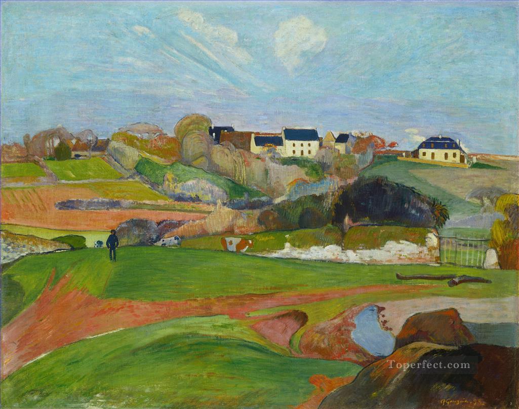 Paisaje en Le Pouldu Paul Gauguin Pintura al óleo